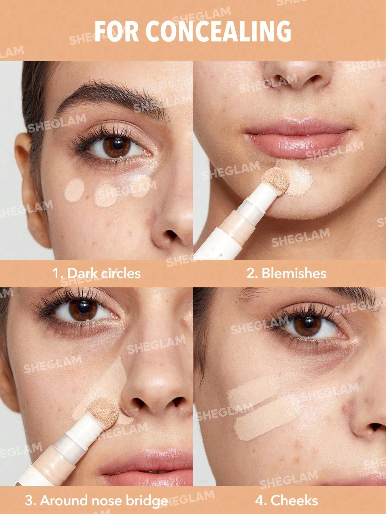 Консилер COMPLEXION BOOST CONCEALER-NUDE | SHEGLAM