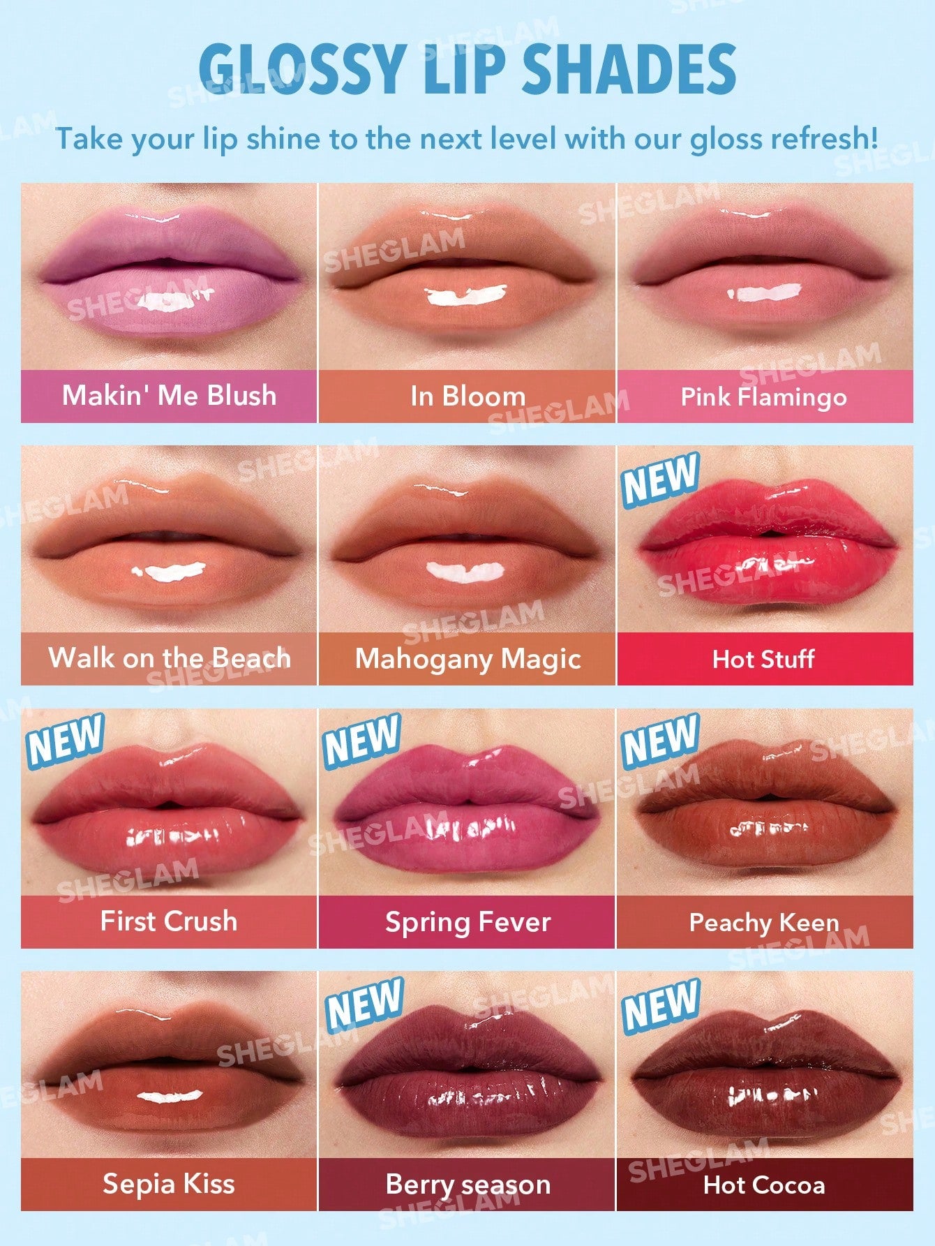 Блиск для губ POUT-PERFECT SHINE LIP PLUMPER-SPRING FEVER | SHEGLAM
