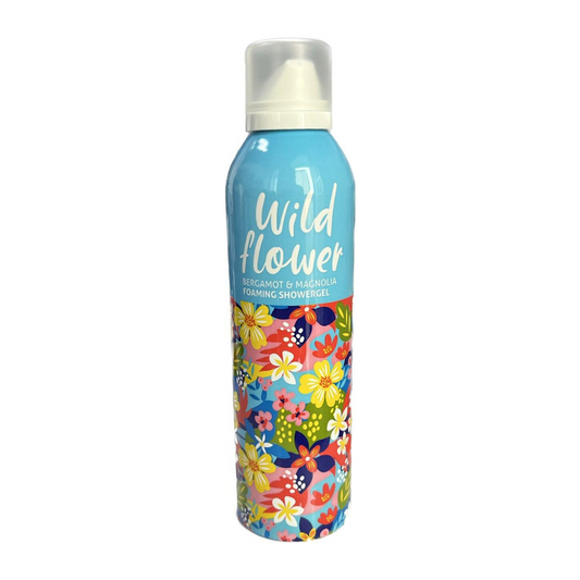 Гель-Пінка для душу з ароматом магнолії та бергамоту Wild Flower foaming showergel, 200 мл