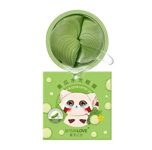 Гідрогелеві патчі під очі з екстрактом огірка SERSAN LOVE Сucumber Water Optic Eye Mask