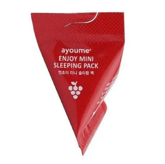 Маска для обличчя з червоним вином Ayoume Enjoy Mini Sleeping Pack (мініатюра)