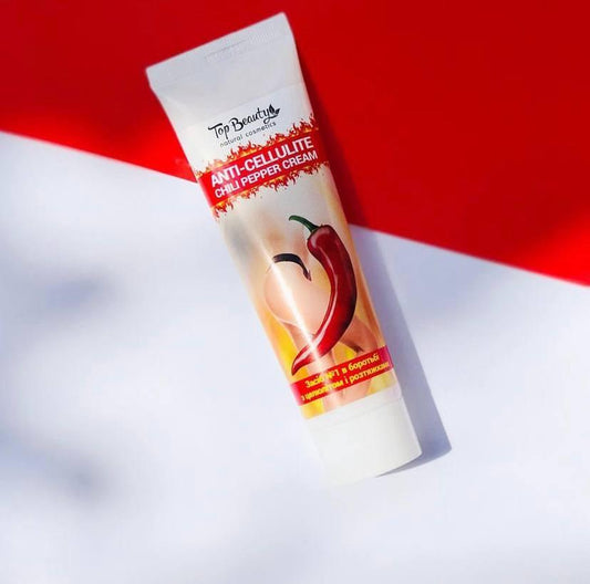 Антицелюлітний крем Anti-cellulite chili pepper cream Top Beauty
