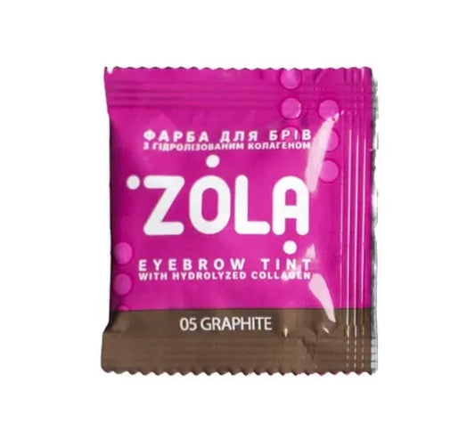 Фарба для брів Zola (05) Graphite 5мл + окислювач 5 мл