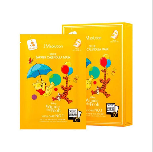 Тканинна маска для обличчя з календулою JMsolution Disney Collection Selfie Barrier Calendula Mask, 30мл
