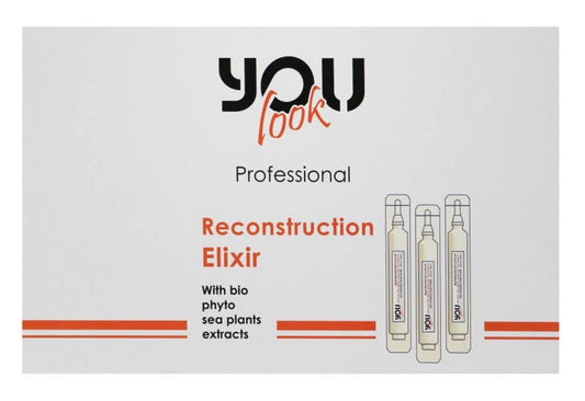 Ампула (1 шт) для волосся, відновлюючий еліксир YouLook Reconstruction Elixir