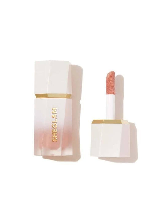 Хайлайтер (02)  GLOW BLOOM LIQUID HIGHLIGHTER-BELLINI BRUNCH | SHEGLAM