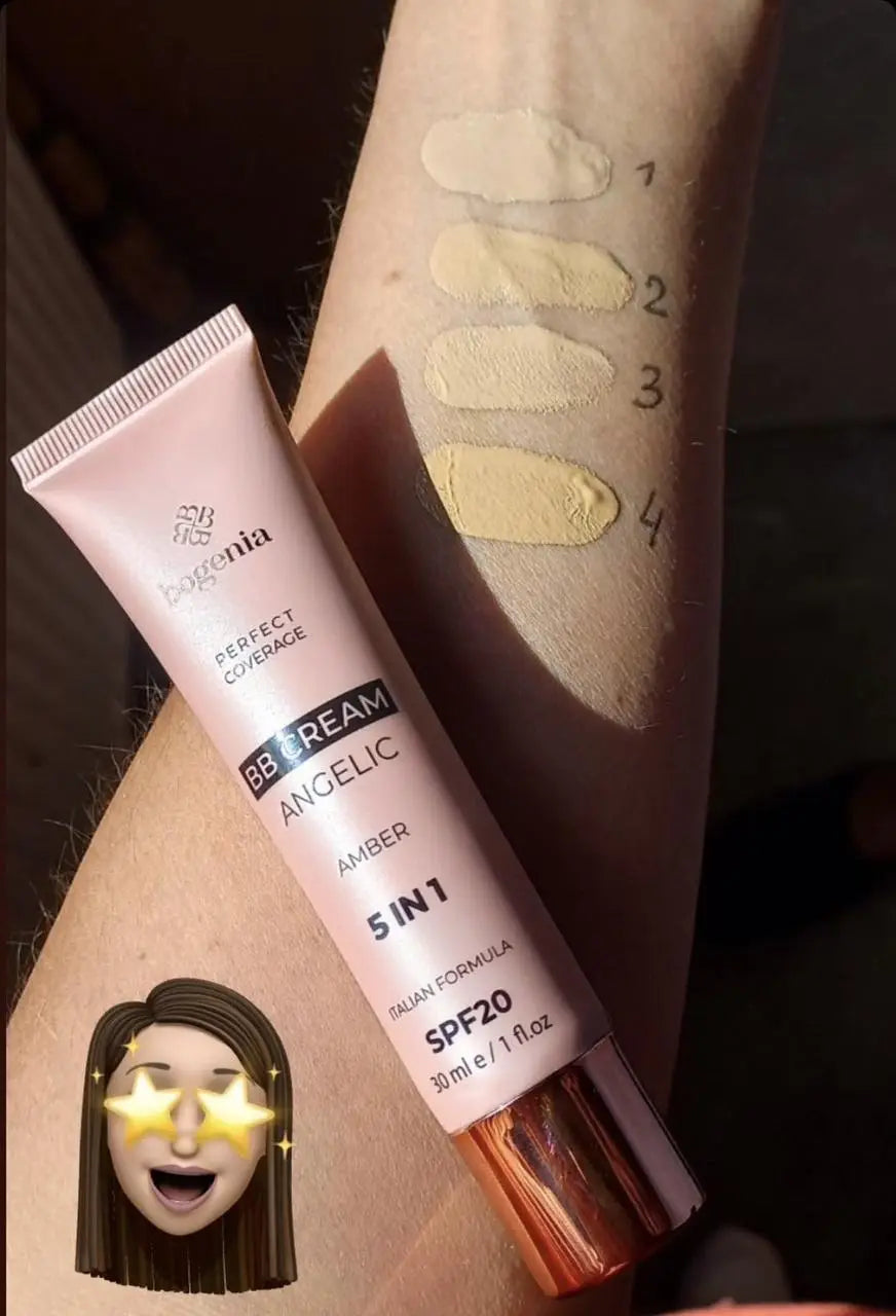 Тональний BB крем ANGELIC 5В1 SPF20 604BG, 30 мл (002 Natural)