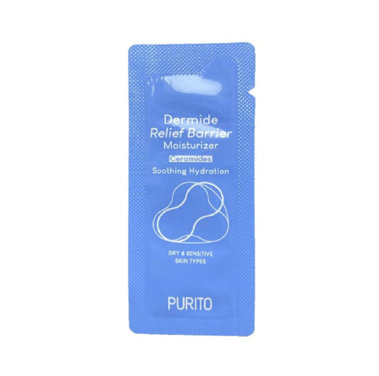 (Пробник) Зволожуючий бар'єрний крем для обличчя PURITO Dermide Relief Barrier Moisturizer 1 g