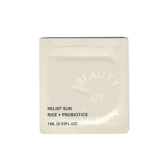 (пробник) Сонцезахисний крем для обличчя Beauty of Joseon Relief Sun Rice Probiotics - SPF50+/PA++++, 1 ml