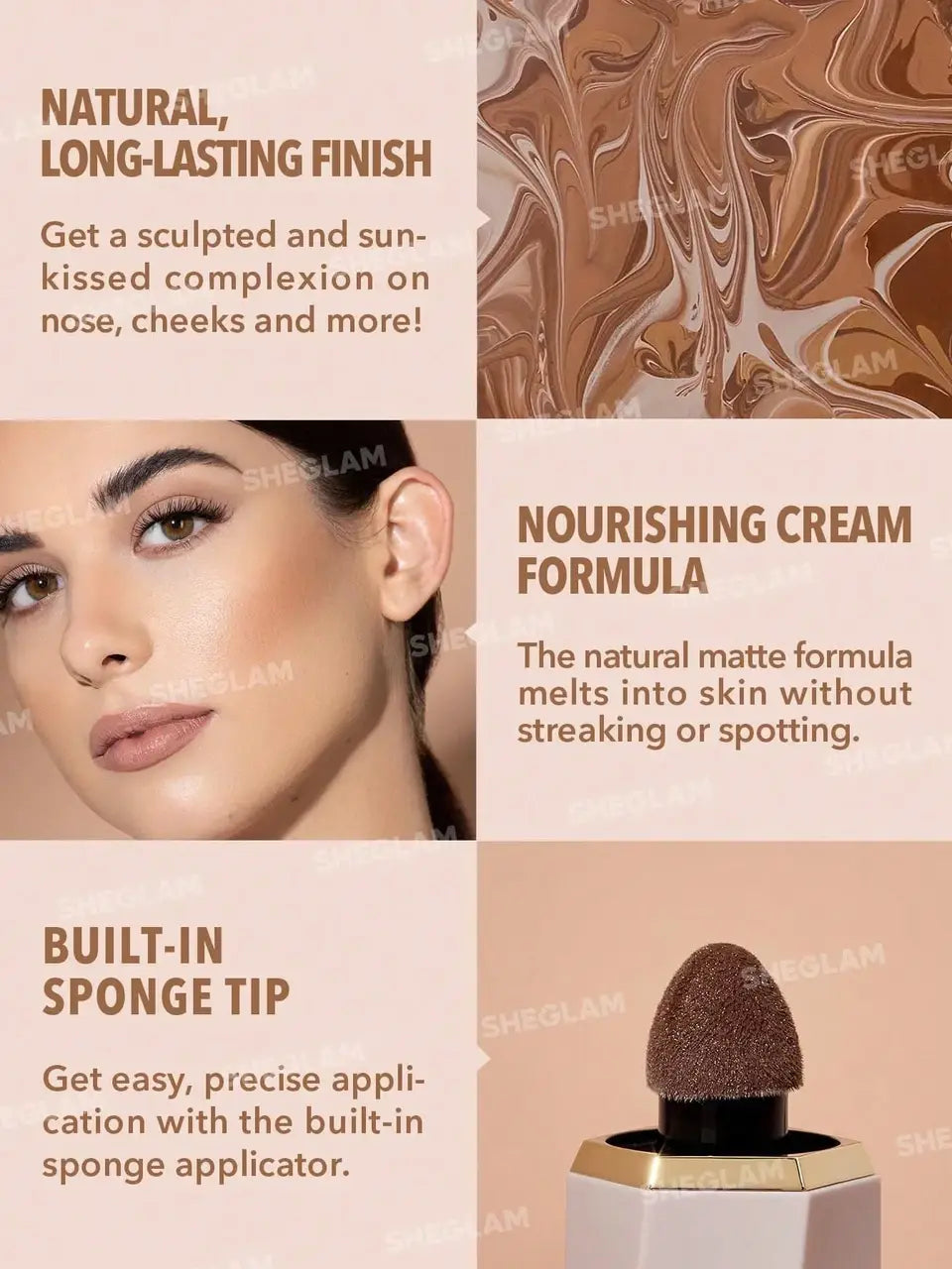 Контуринг SUN SCULPT LIQUID CONTOUR-EARTHY SEPIA | SHEGLAM