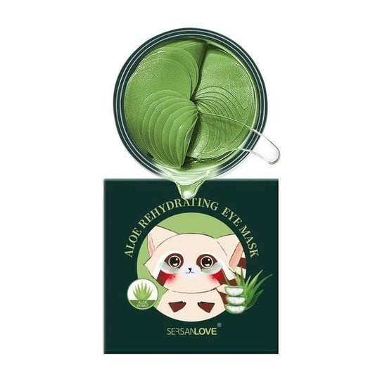Патчі під очі з екстрактом алое SERSANLOVE Aloe Rehydrating Eye Mask, 60шт