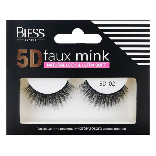 Накладні багаторазові вії від TM Bless Beauty 5D № 02