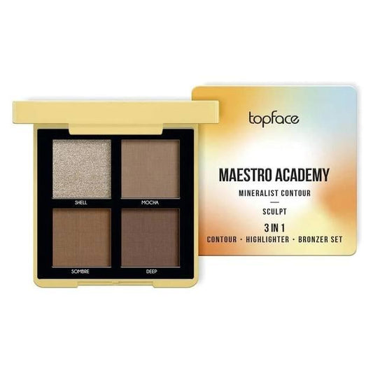 Палетка для контуринга Topface Maestro Academy Mineralist Contour - №2, 8 грамм