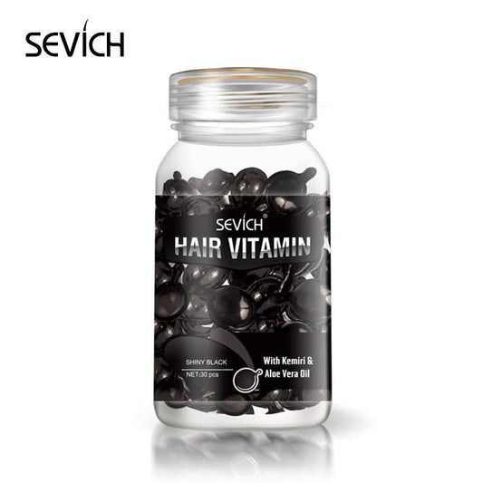 Капсули для волосся "чорні" Sevich Shiny Black, 30 шт