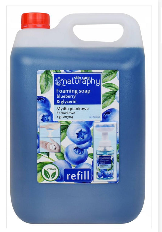 NATURAPHY FOAM ЧОРНИЦЯ - МИЛЬНА ПІНА ДЛЯ ДОЗАТОРІВ (МИЛО) 2Л