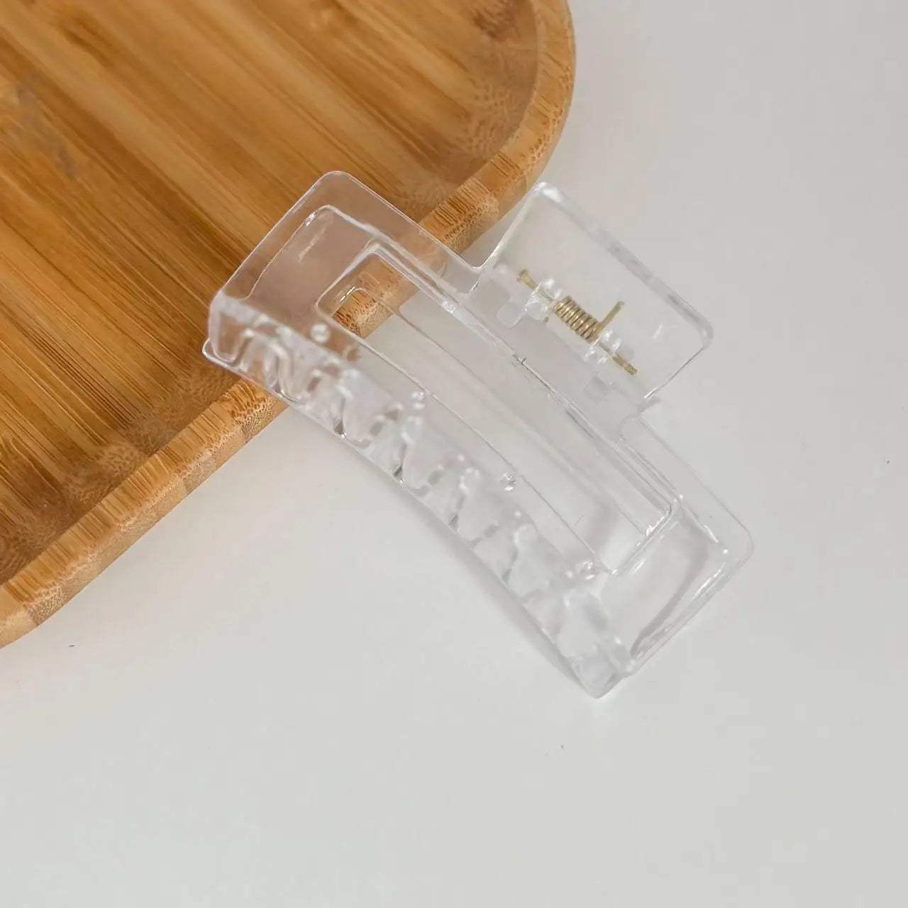 Заколка для волосся прямокутна (КРАБИК), ПРОЗОРА