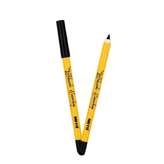 Чорний олівець для повік MIYO Black Smoky Eyeliner