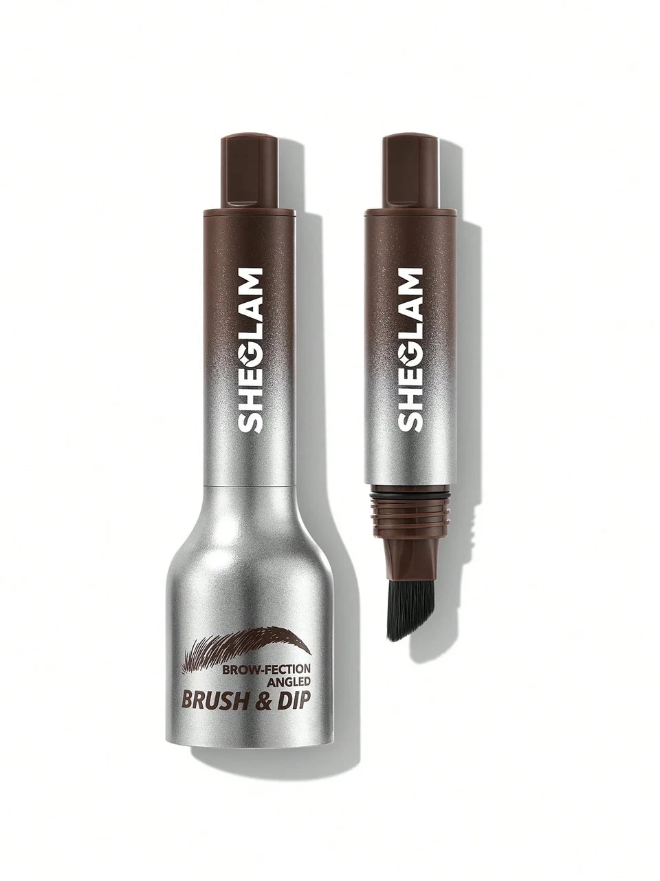 Помадка для брів з щіточкою SHEGLAM Brow-Fection Кутова щіточка та Dip-Chocolate (ШОКОЛАДНИЙ)
