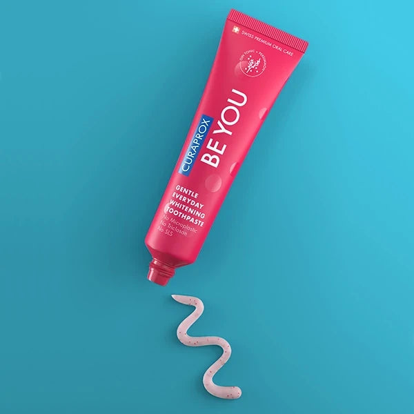 Відбілююча зубна паста Curaprox Be You Red зі смаком джин-тоніка та хурми (60 мл.)