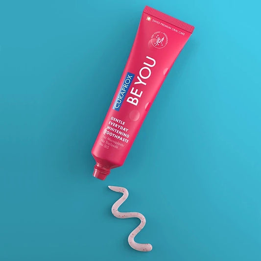 Відбілююча зубна паста Curaprox Be You Red зі смаком джин-тоніка та хурми (60 мл.)