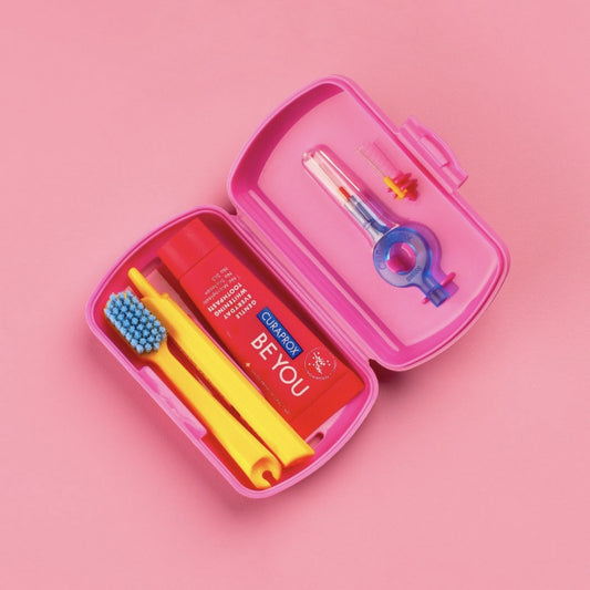 Дорожній набір CURAPROX Be You Travel Set РОЖЕВИЙ
