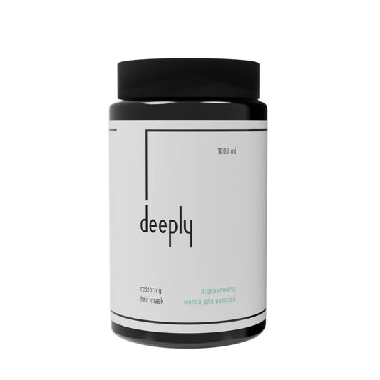 Відновлююча маска для волосся deeply restoring hair mask 1000 мл