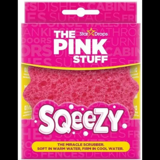Губка для прибирання The Pink Stuff Sqeezy Miracle Scrubber, 1 шт