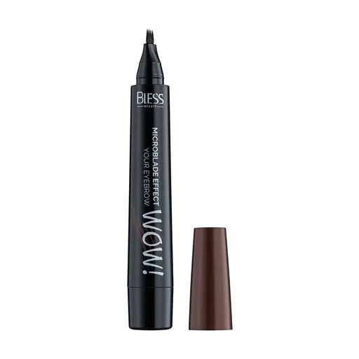 Маркер для брів Bless Beauty Wow Tattoo Brow Pen з ефектом мікроблейдингу, 01, 2 г
