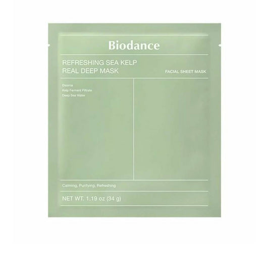 Гідрогелева освіжаюча маска з морської водорості, BIODANCE Refreshing Sea Kelp Real Deep Mask