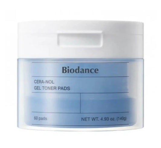 Зволожувальні гелеві педи для обличчя Biodance - Cera-nol Gel Toner Pads, 60 шт
