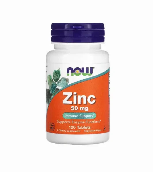 Цинк глюконат NOW Foods Zinc Gluconate 50 mg - 100 пігулок