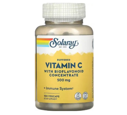 Вітамін С з біофлавоноїдами Solaray Vitamin C with Bioflavonoid Concentrate 500mg (100 капсул)