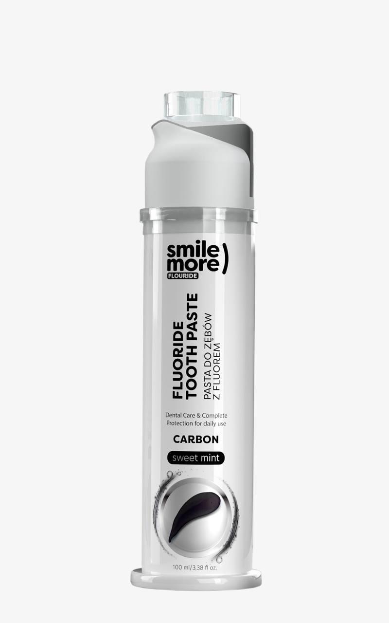 Зубна паста для відновлення зубної емалі CARBON  Smile More, 100ml