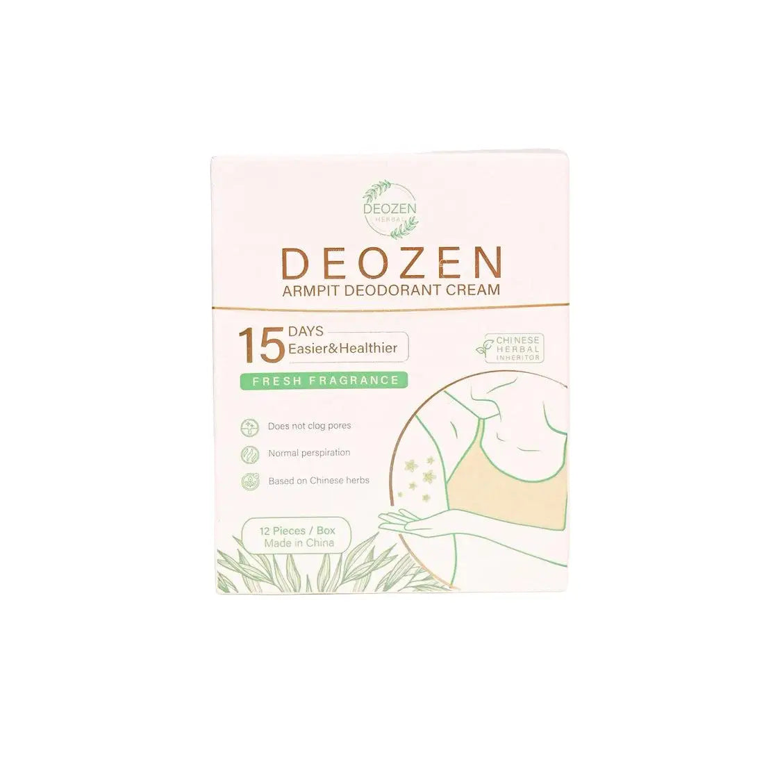 ДЕЗОДОРАНТ-КРЕМ ТРИВАЛОЇ ДІЇ «ДО 15 ДНІВ» DEOZEN ARMPIT DEODORANT CREAM (24 пакетики)