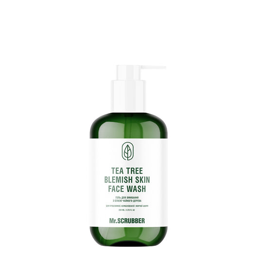 Гель для вмивання Tea Tree Blemish Skin Face Wash з олією чайного дерева Mr.SCRUBBER