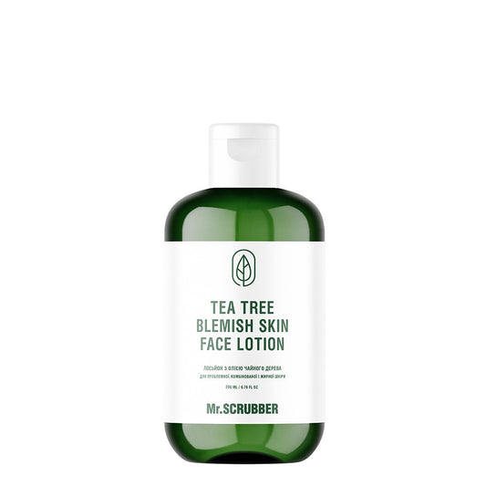 Лосьйон Tea Tree Blemish Skin Face Lotion з олією чайного дерева Mr.SCRUBBER