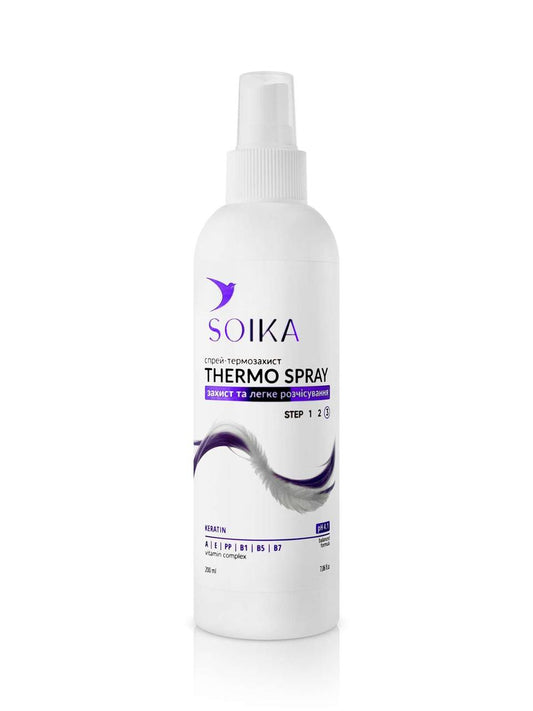 Спрей-термозахист "Захист та легке розчісування" Soika 200 ml