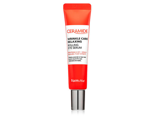 Сироватка ролер для повік з керамідами FarmStay Ceramide Wrinkle Care Relaxing Rolling Eye Serum 25мл