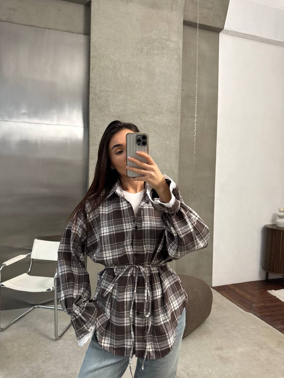 Сорочка з мереживом