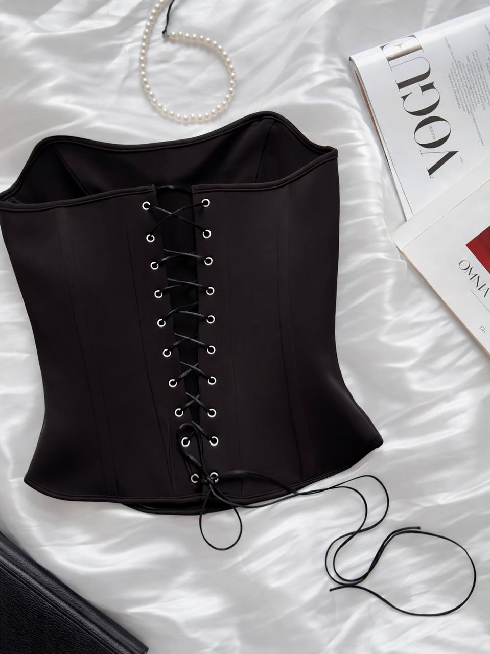 Корсет з подвійної тканини