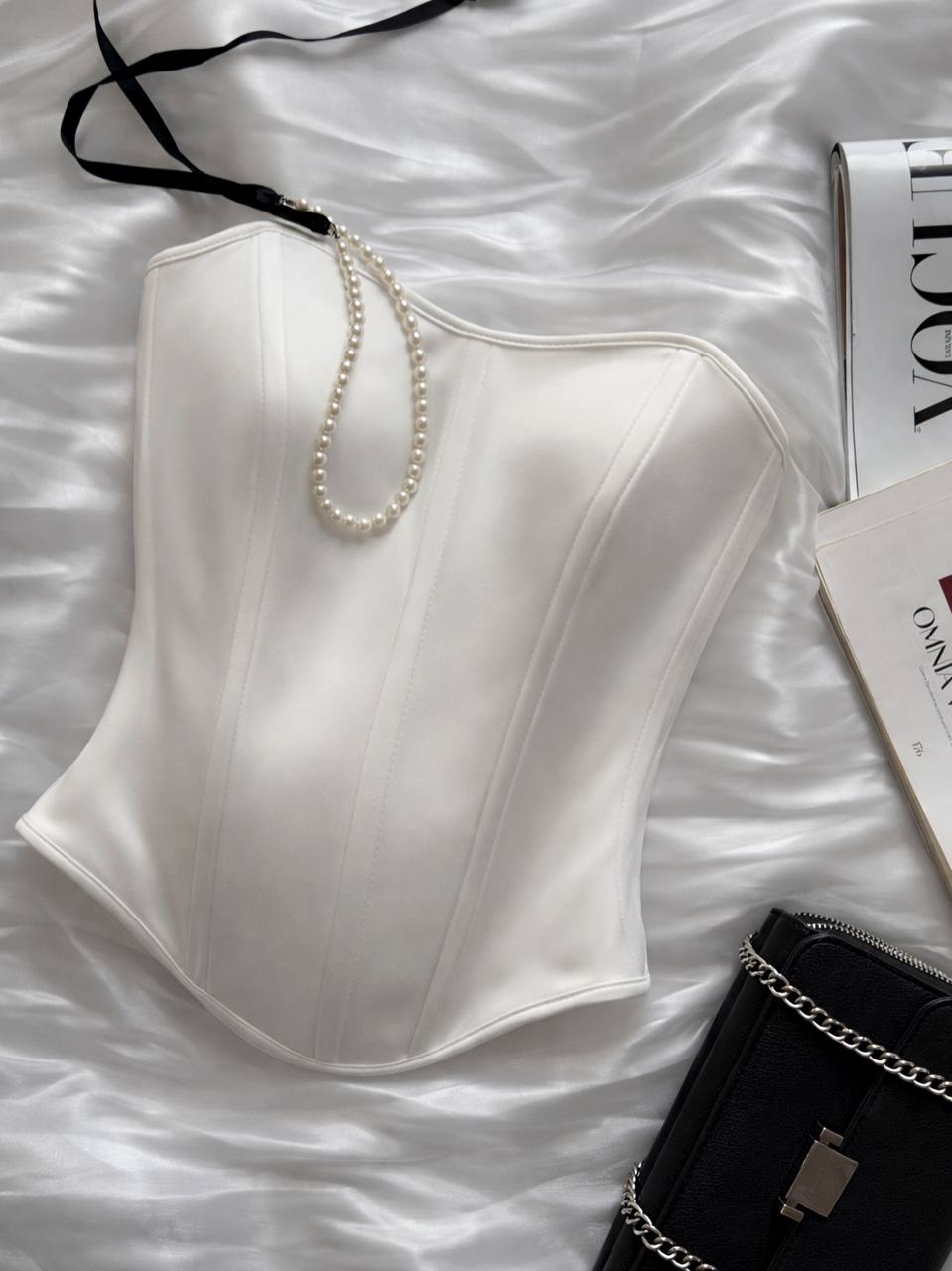 Корсет з подвійної тканини