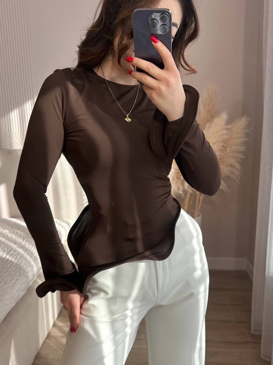 Лонгслів з хвилями