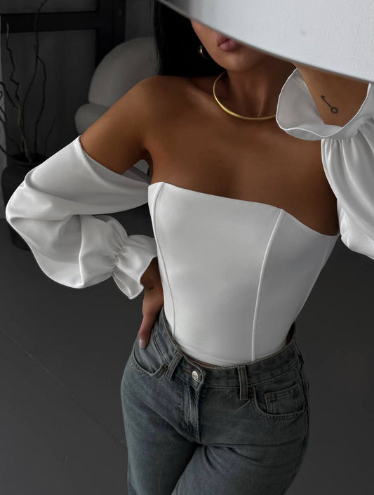 Корсет з рукавами