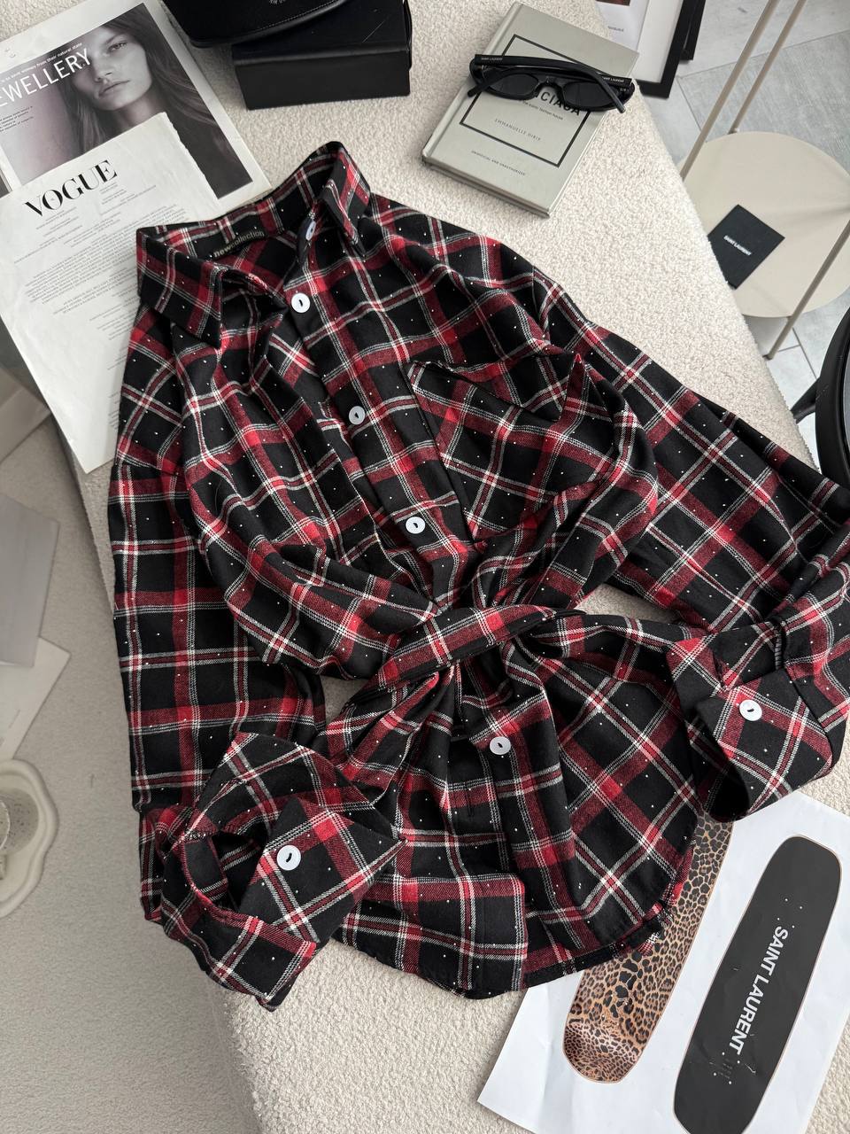 Сорочка зі стразами