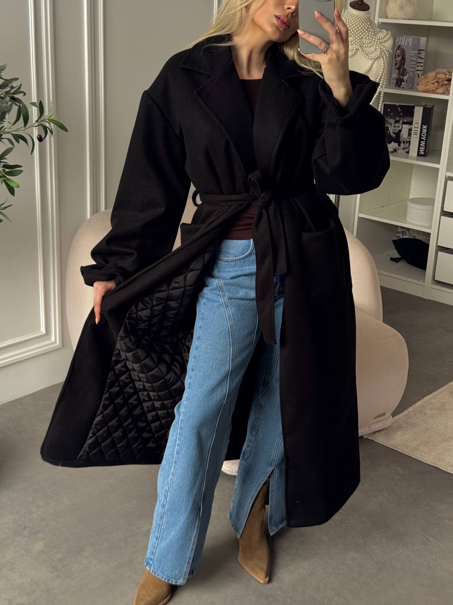 Пальто на підкладці