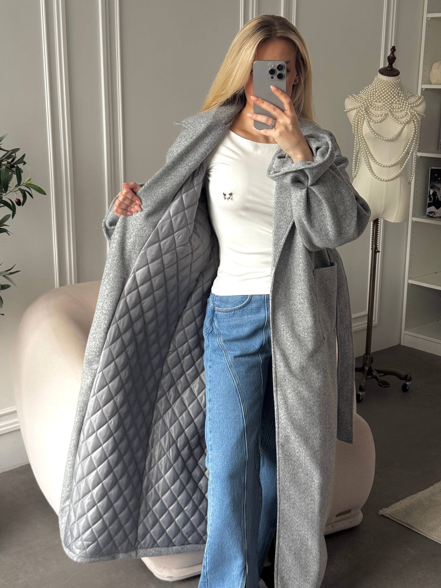 Пальто на підкладці