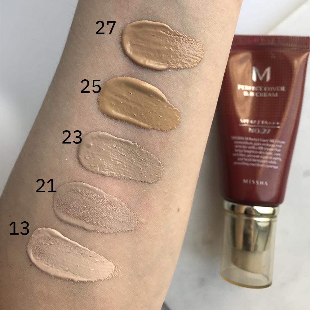 ВВ тональний крем Missha M Perfect Cover BB Cream SPF42 PA+++ 50 ml (13 відтінок)