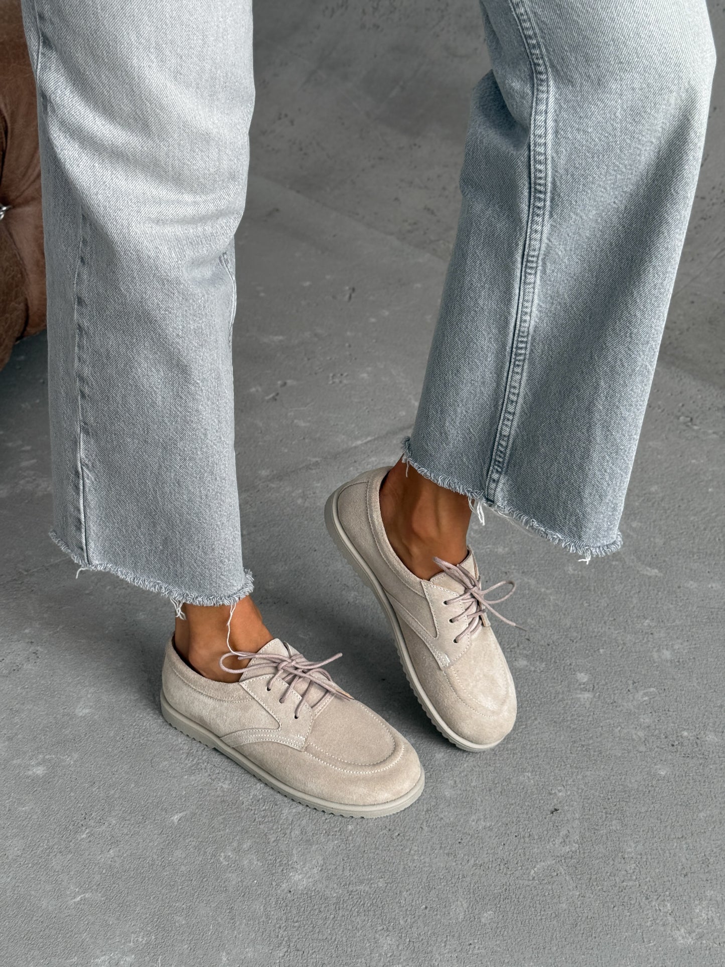 Мокасини NikArt barefoot, бежевий