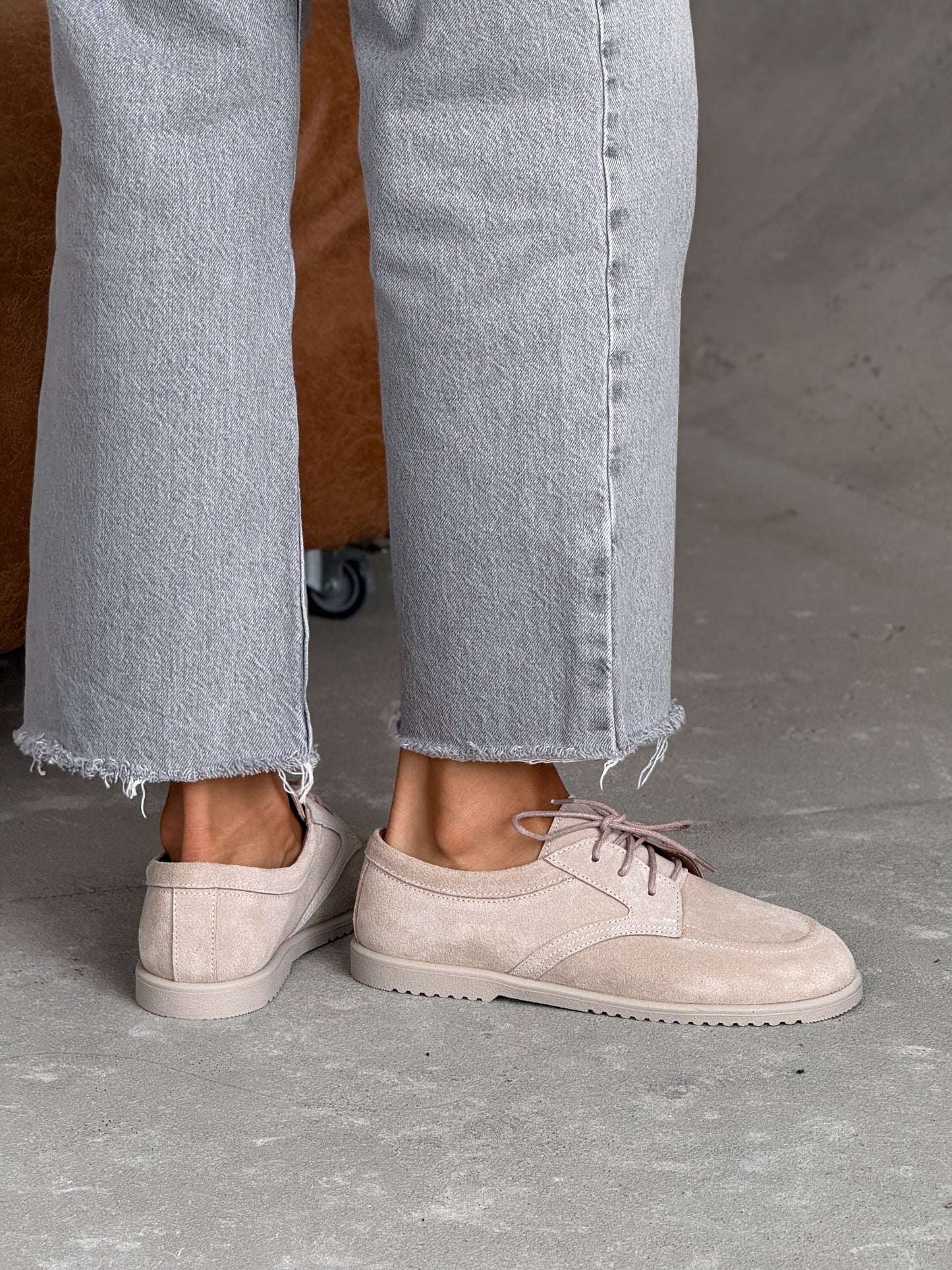 Мокасини NikArt barefoot, бежевий