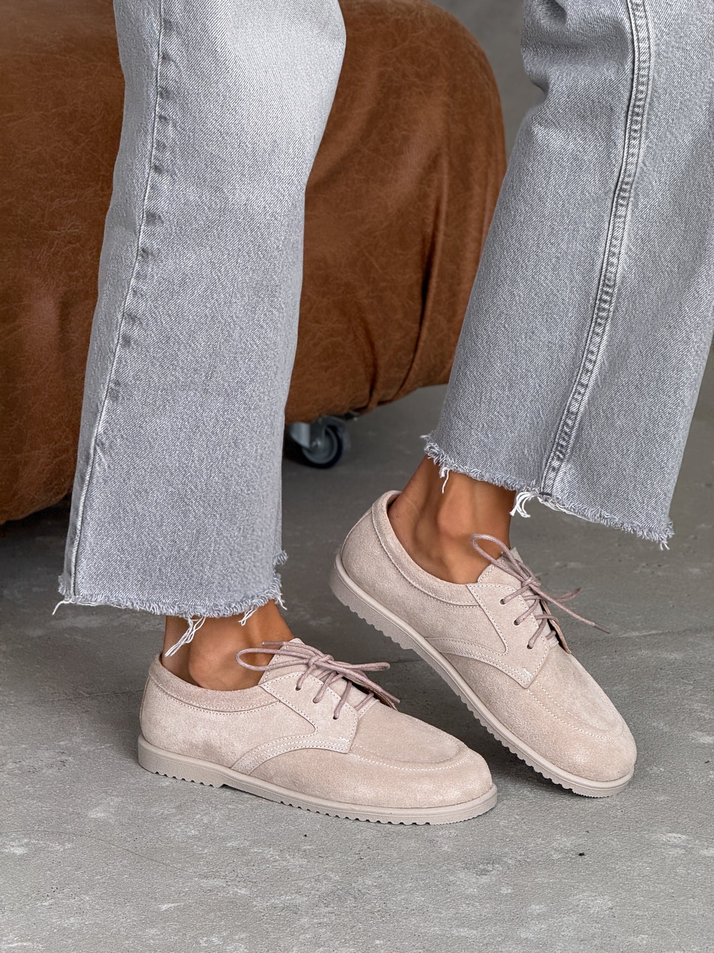 Мокасини NikArt barefoot, бежевий